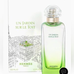 Hermes Un Jardin Sur Le Toit Perfume - Green and White